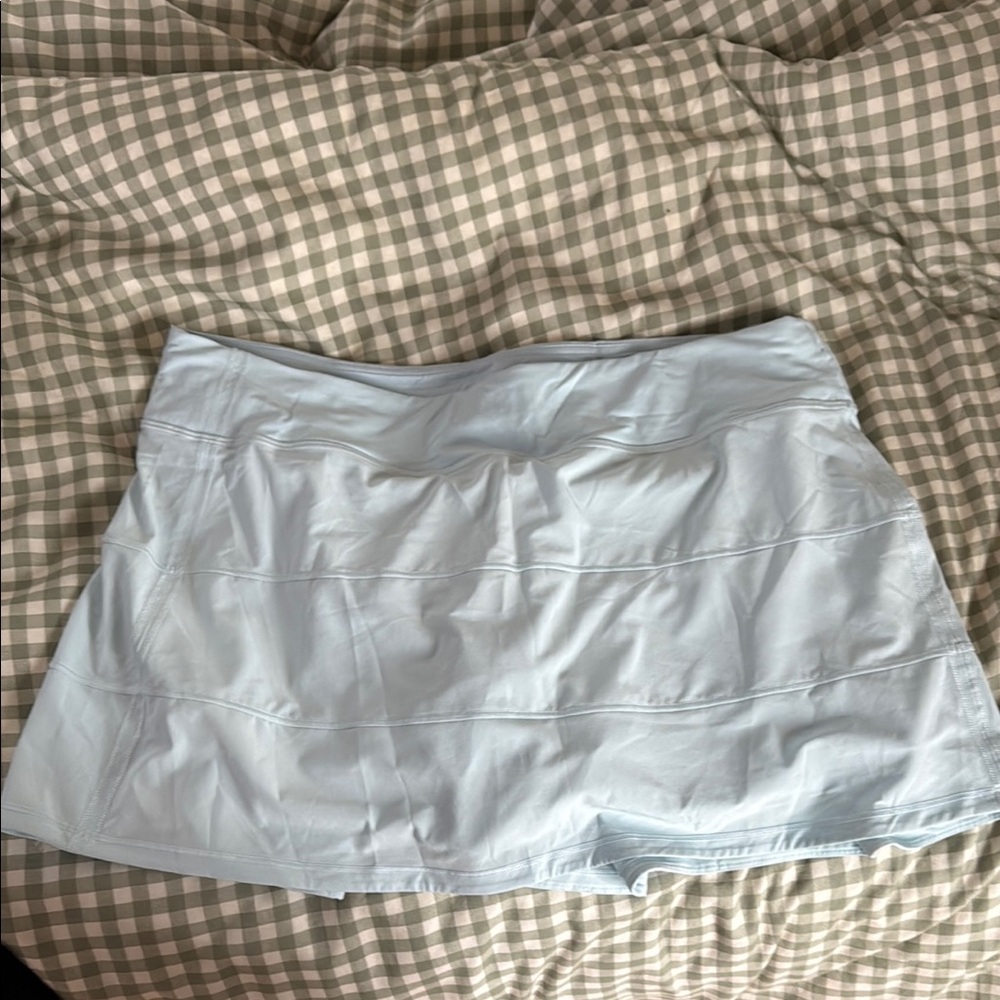 Lululemon Athletica Blue A-Line Mini Skirt